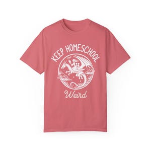 Keep Homeschool Weird Shirt: Dragon Homeschool Mom Tee image 6