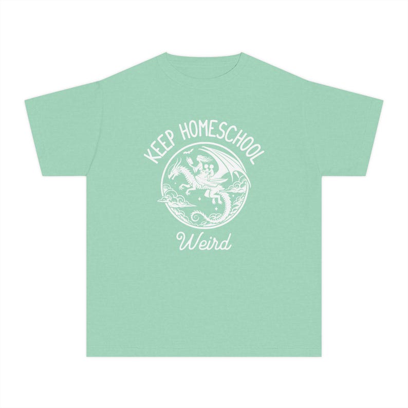 Kids Homeschool Shirt, Children's Homeschool Tee, Unschool image 4
