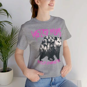 Weird Moms Build Character Shirt: Possum Graphic Tee image 2