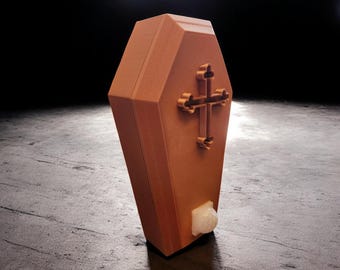 Coffin Paranormal Infrarot Spieluhr für die Geisterjagd. Sie spielt Bachs Tocata.