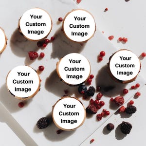 Pre-Cut 2 inch custom edible images | Any Image | Cupcake edible images | Cupcake toppers| Edible icing toppers