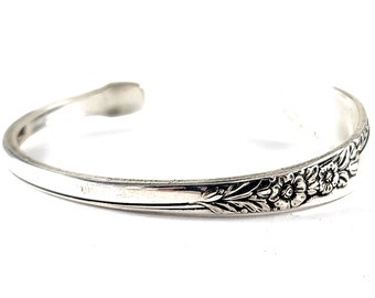 Oneida Country Lane Spoon Cuff Bracelet - Flatware Bracelet - Upcycled Jewelry - Silverware Cuff Bracelet