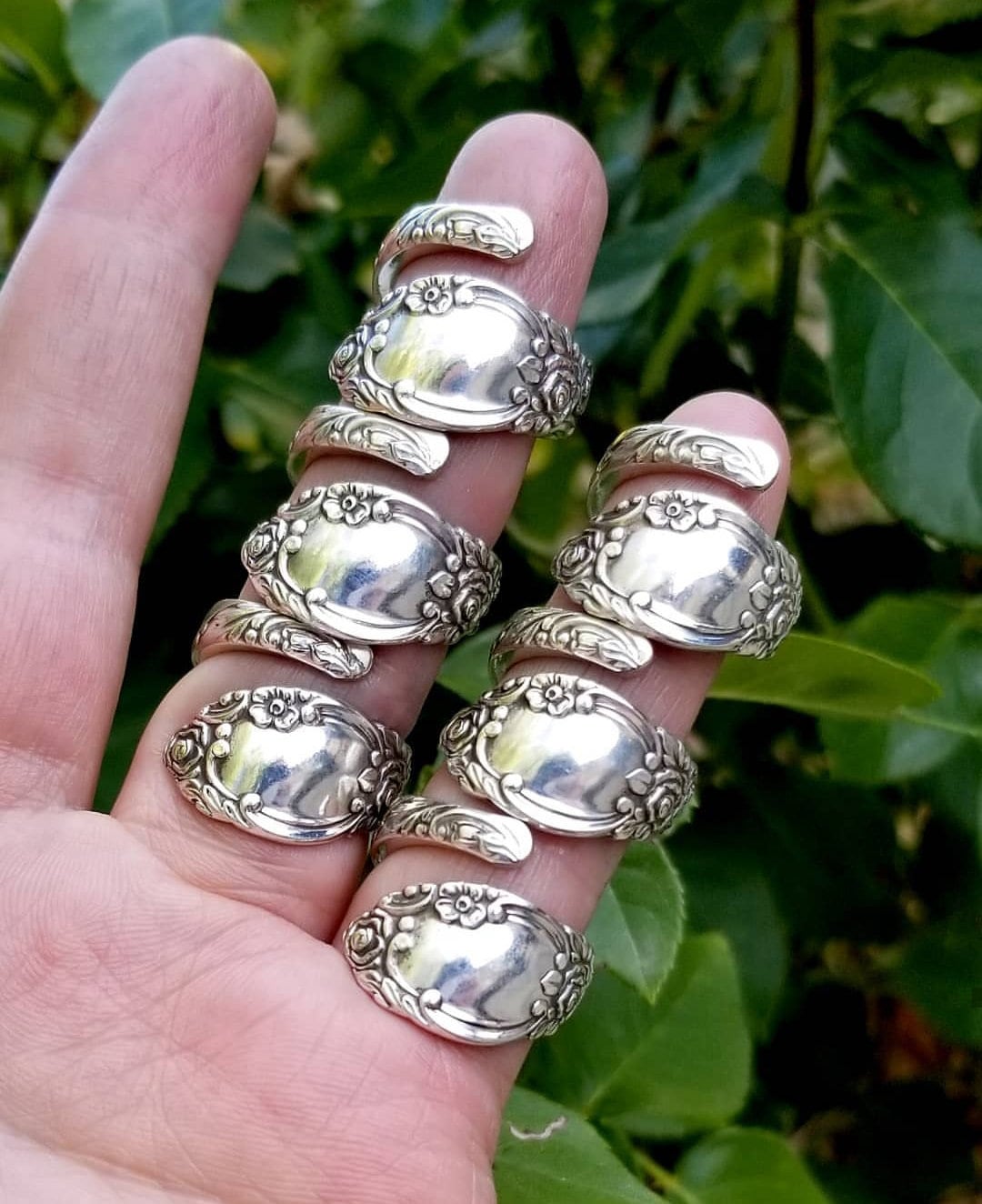 Etsy shop spoon rings