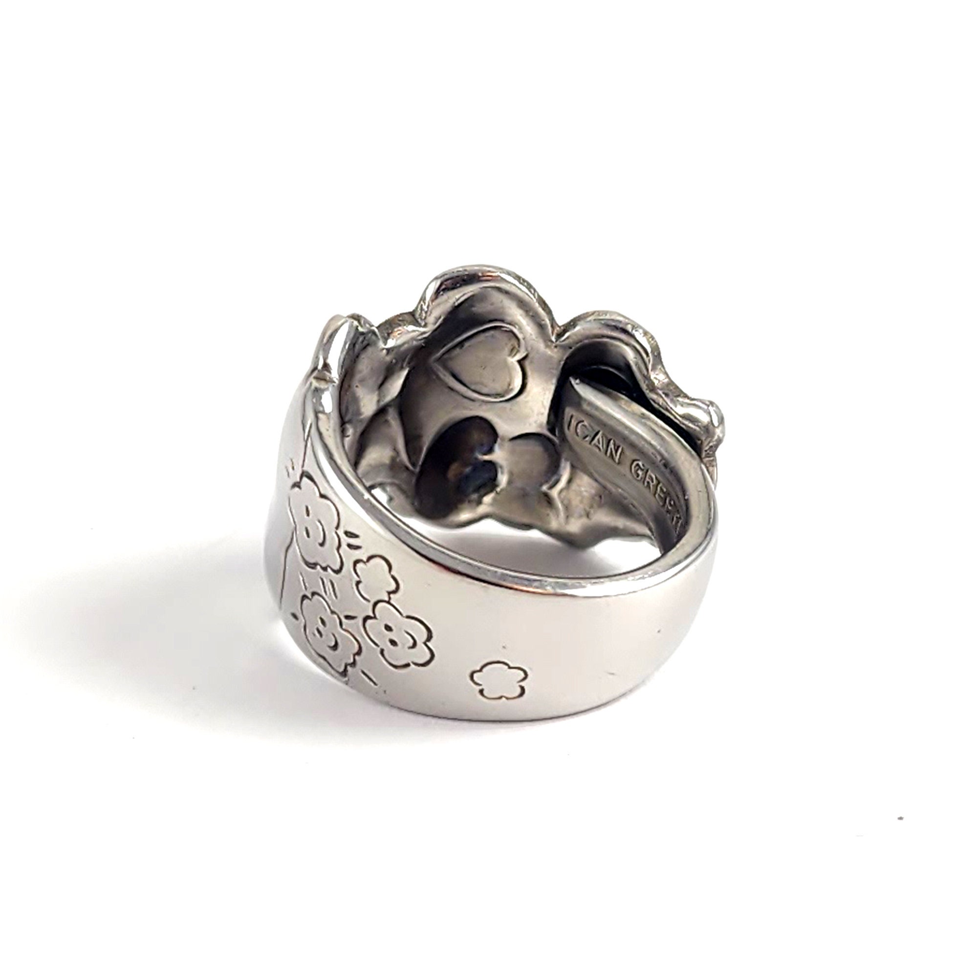 RESERVED for Desiree - Vintage Tenderheart Care Bear Stainless Steel Spoon  Ring - Size 8 and up -vintage Care Bear Spoon Ring - Etsy Israel, image size:1995x1995