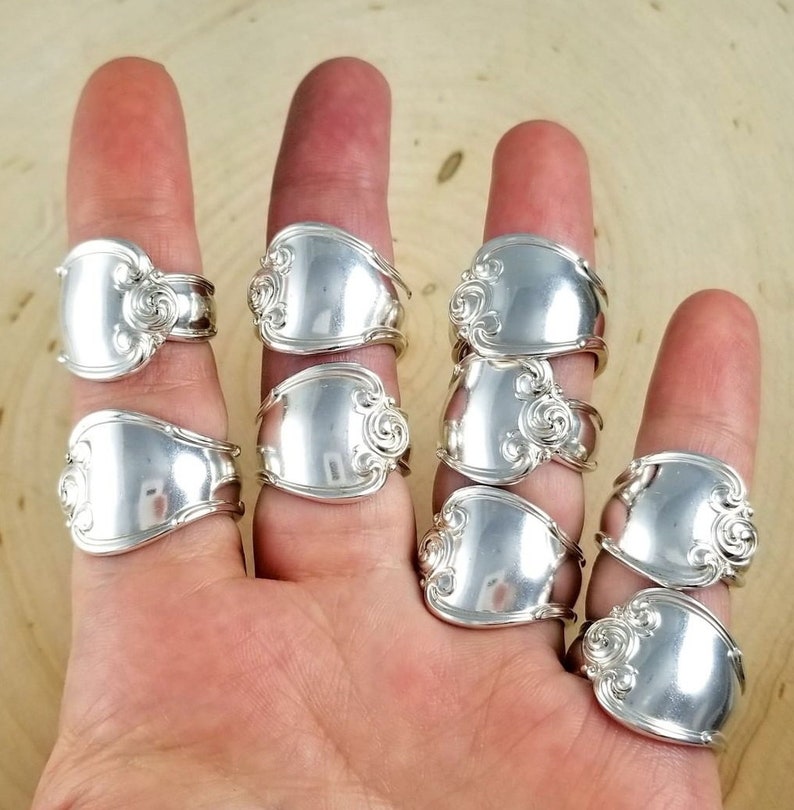 Custom Made Spoon Ring - Make a Spoon Ring From Your Spoon - Baby Spoon ...