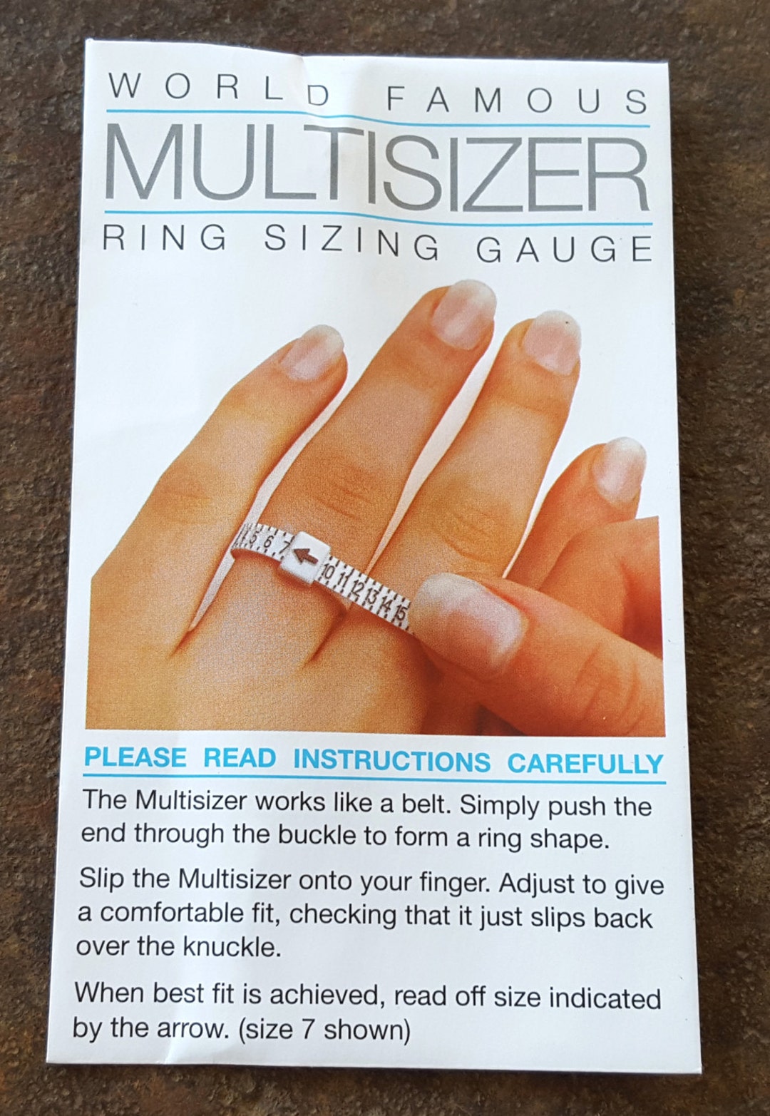 Plastic Adjustable US Ring Sizer KT0000WBF206 Etsy