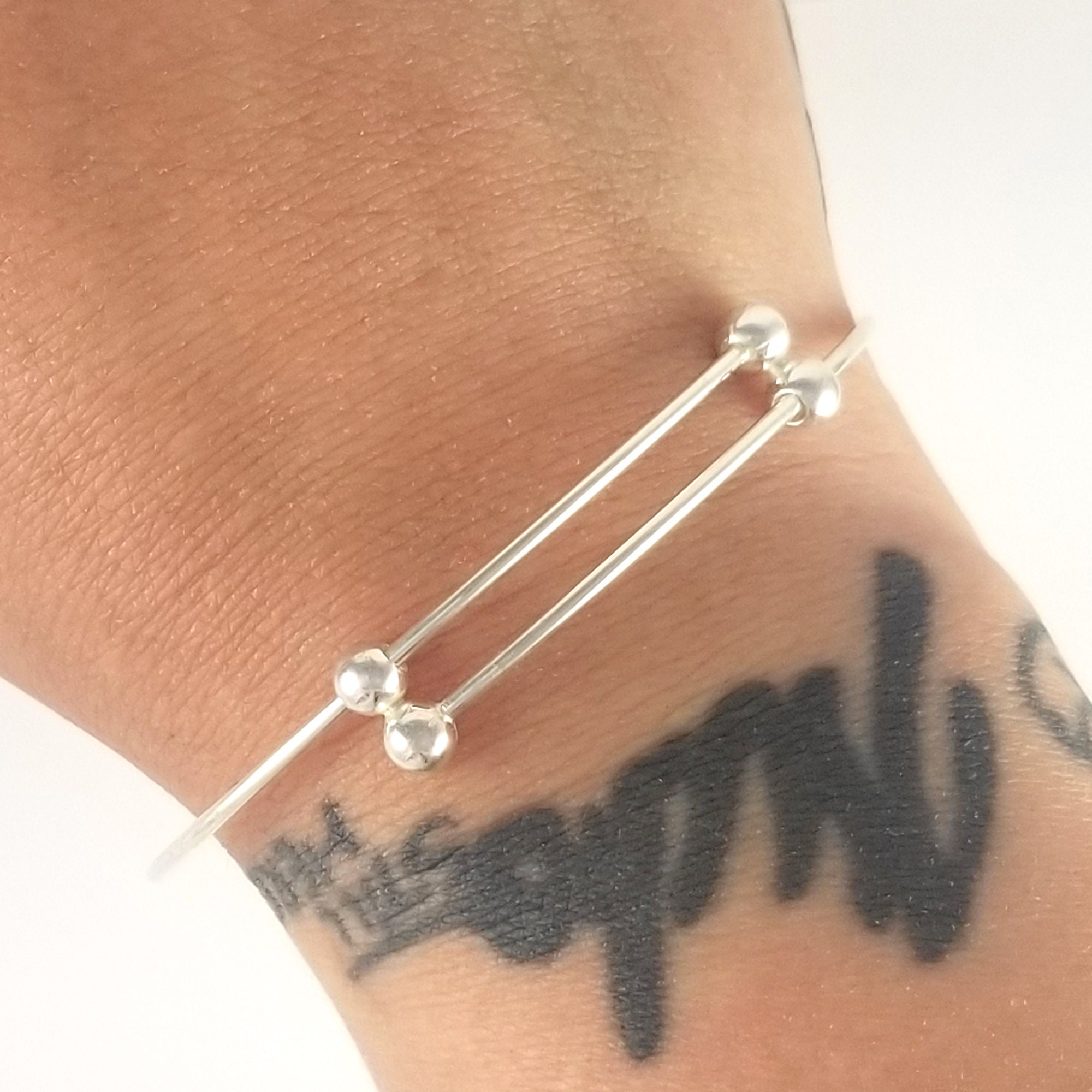 Blank Charm Bracelet Sterling Silver Charm Bracelet Etsy