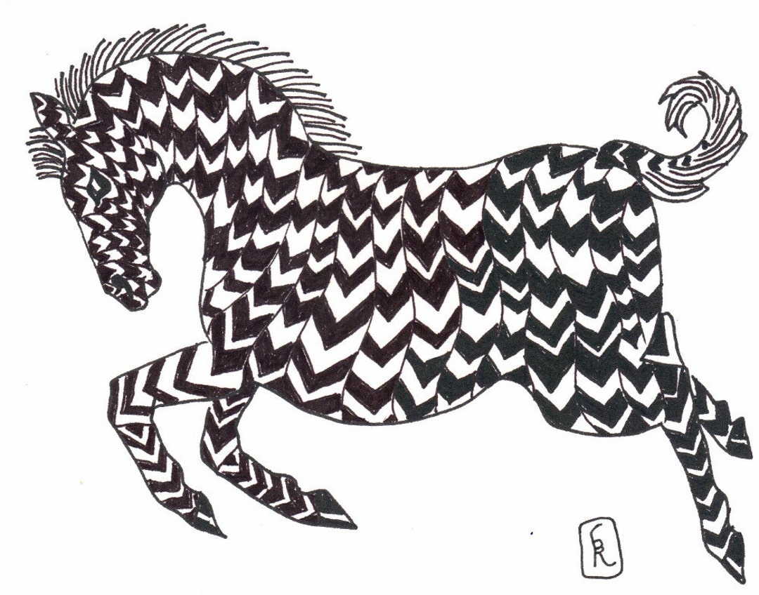 B and W Art / Black and White / Wall Decor / Zebra Lover / Etsy