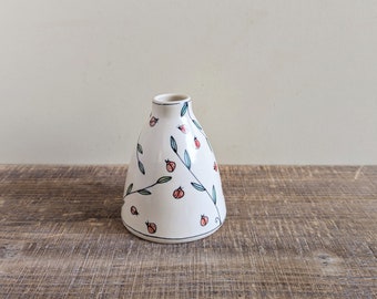 Ladybug bud vase #3