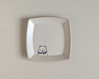 Ceramic Cat dish #3