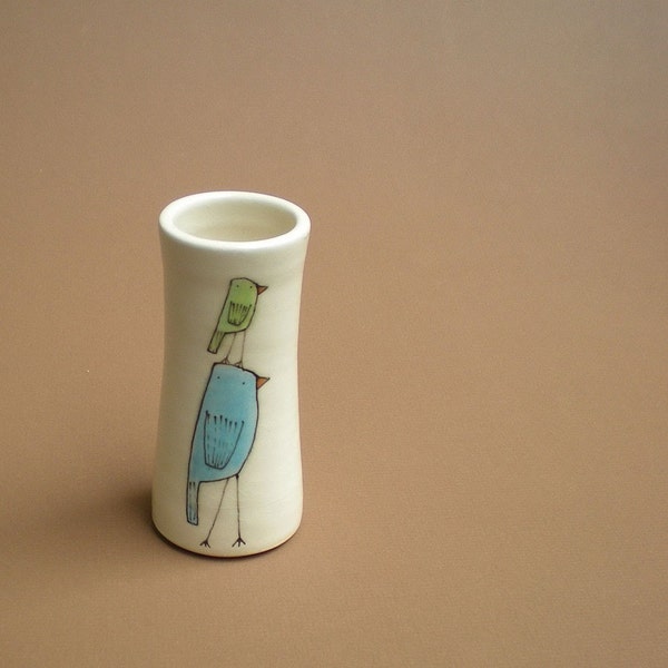 bird vase