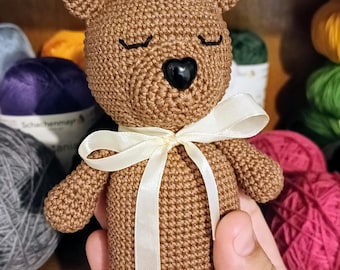 Häkelanleitung für einen Teddybären (Amigurumi) | Einfache Tier-PDF-Anleitung (Digitaler Download)