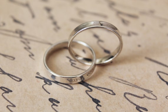 Tiffany & Co 1837 Interlocking Sterling Silver Double Rings