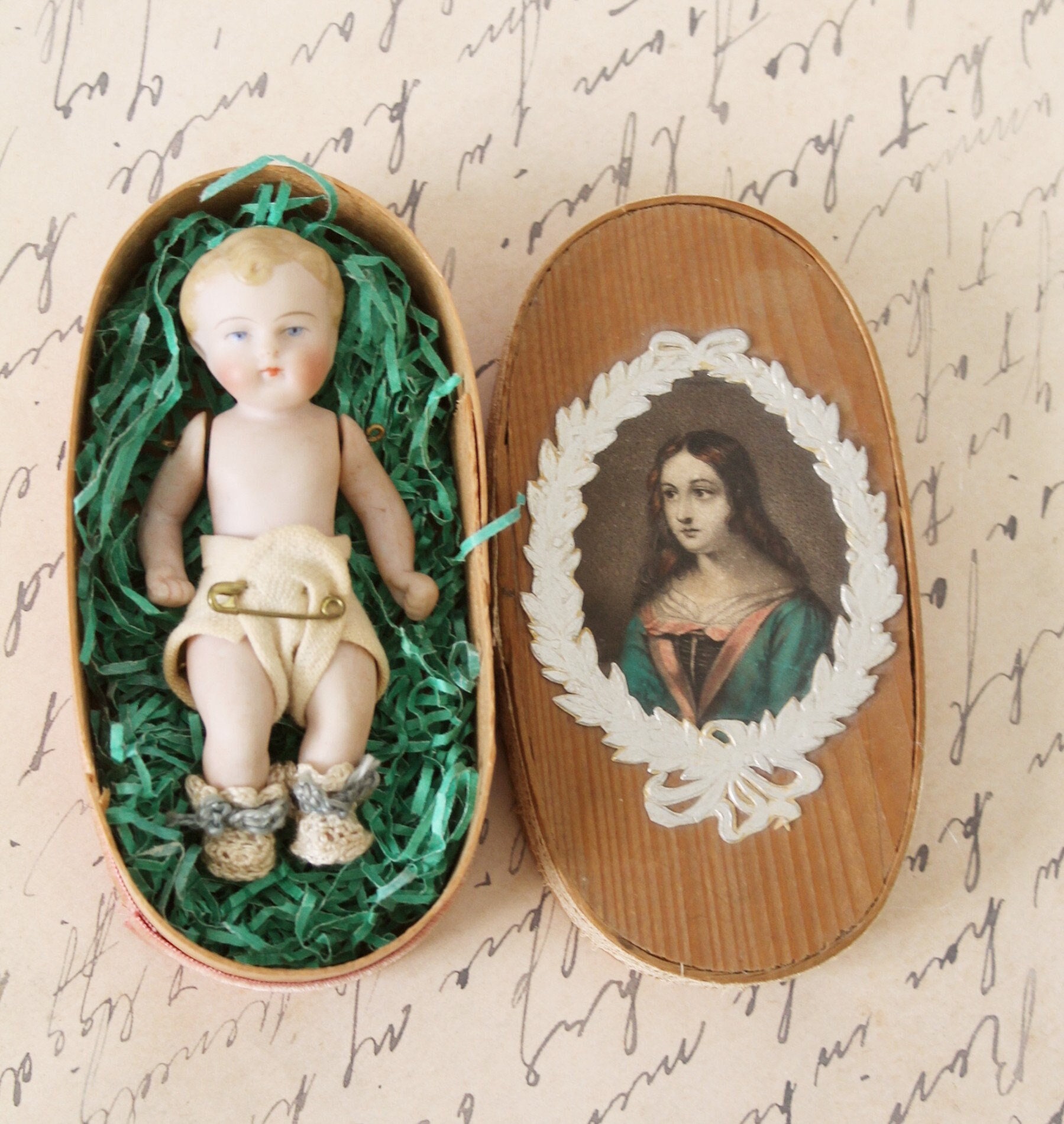 Antique Doll Lithograph - Etsy