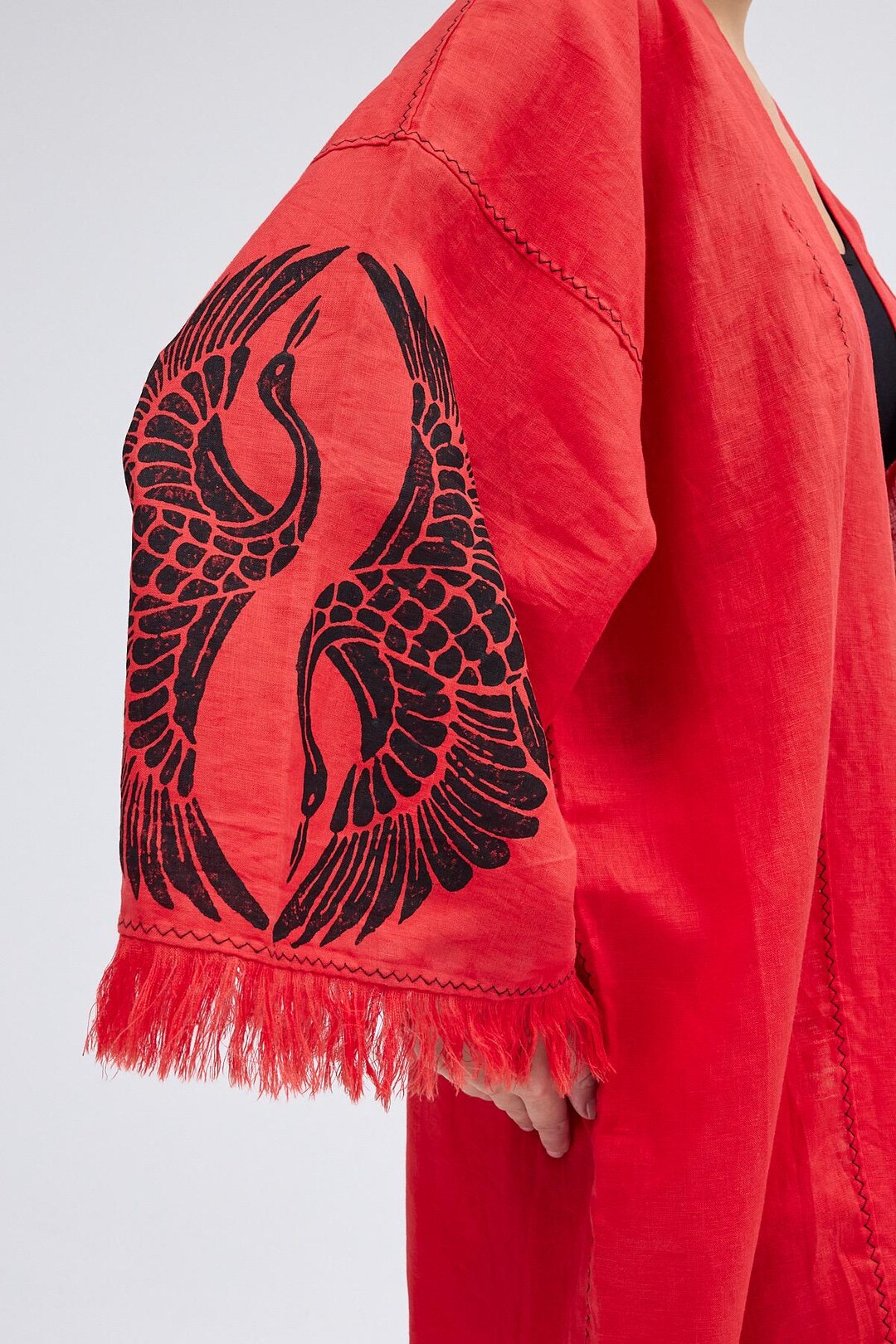 Phoenix Kimono Robe – Rebirth & Strength – Handmade Spiritual Boho ...
