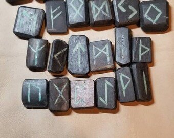 Bog oak runes