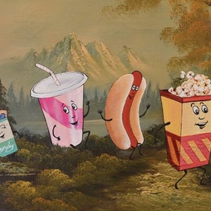 Signed Print 11" x 17" by David Irvine - "Let's All go to the Cottage!"