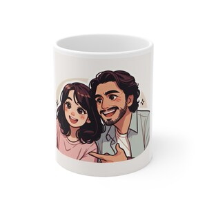 White Ceramic Mug, 11oz, Loving once&#39;s
