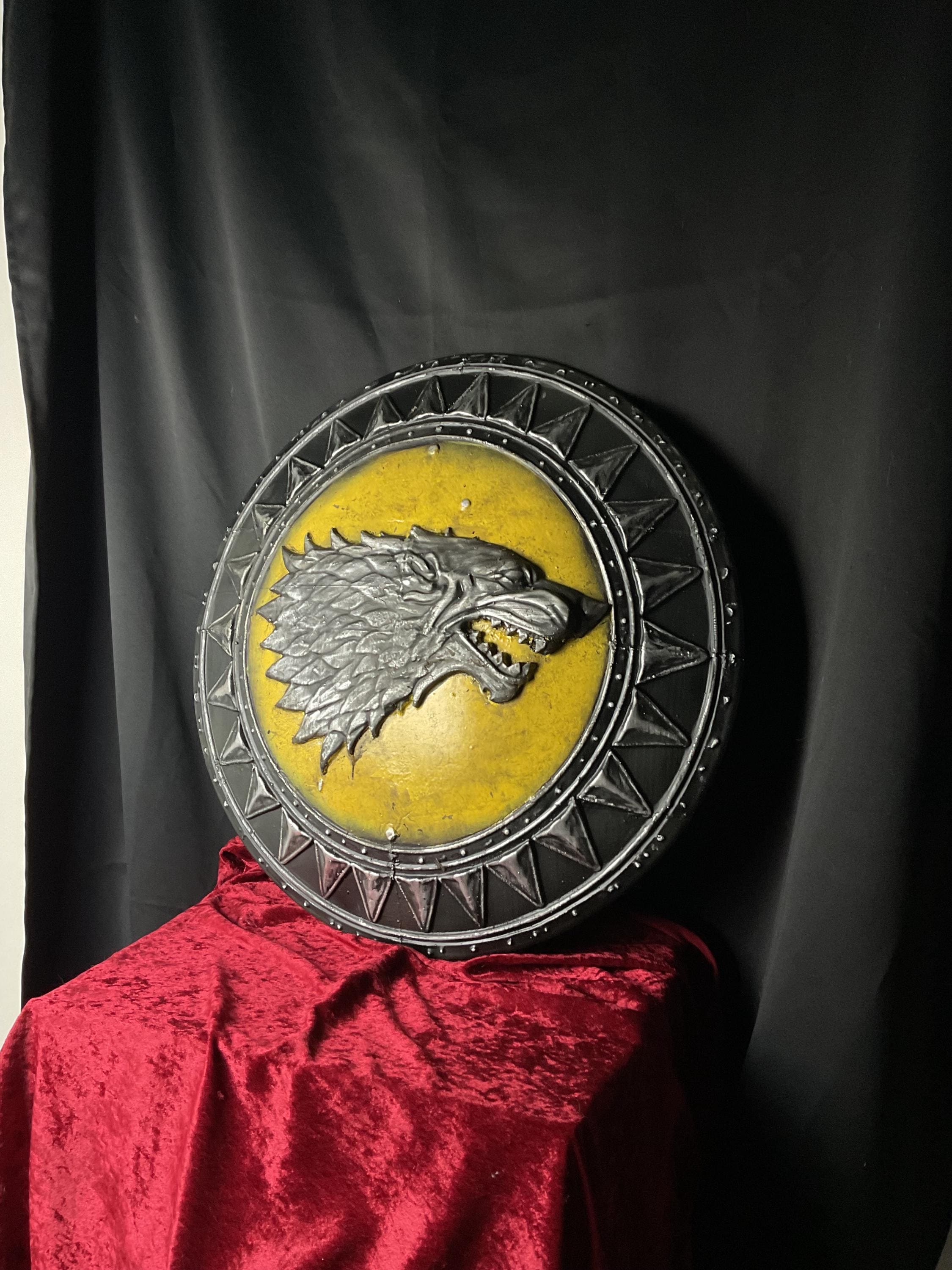 Wolves Larson Statistics Shield Stark “winter Wolves” 23 Inch Shield - Etsy