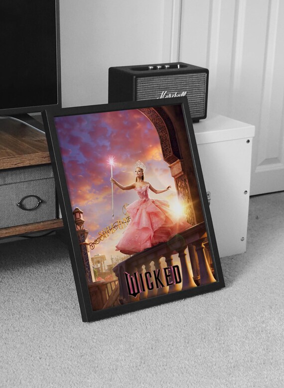 Wicked Movie Poster Set of 2, Wicked Movie Poster, Wicked