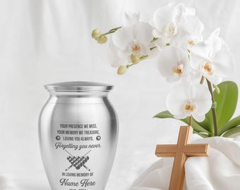 Personalized Billiards Urn for Human Ashes – Custom Engraved Pool Player Memorial Keepsake – Stainless Steel Cue Sports Tribute