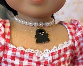 Collar de Halloween para muñecas de 18 pulgadas, muñecas American Girl