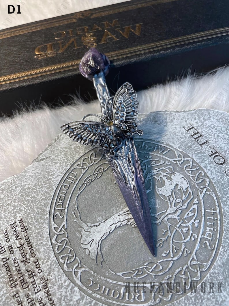 Apple Tree Dagger Personalized Butterfly Dagger: Handmade Stainless Steel Cosplay ...