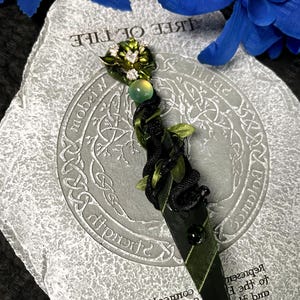 Handmade Gothic Green Dagger: Cthulhu Cosplay Prop