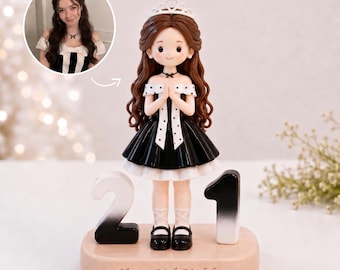 Handmade custom clay figurines, personalized birthday gifts, home decorations, unique commemorative gifts