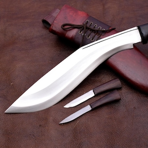 11&quot; Authentic Gurkha Afghan Issue Khukuri - Hand Forged Full Tang Blade kukri knives - machete - jungle khukuri - kitchen knives - kukris