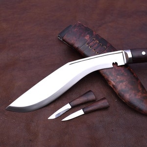11 inches replica full tang handel Khukuri -Kitchen knife hunting khukuri - Handforged kukri from Nepal -Gurkha khukuris machete knife