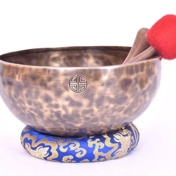 Large 13" Full Moon Singing Bowl: Lunar Energy Healing, Chakra Balance