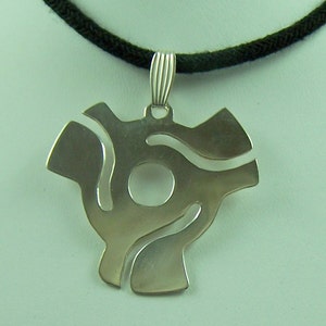 45 Adapter Sterling Silver Pendant - Free shipping USA