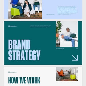 Markenstragegie Vorlage | Vollständig bearbeitbar | Canva Vorlagen | Grafikdesigner | Marken-Strategen | Markendarstellung | Markendesigner