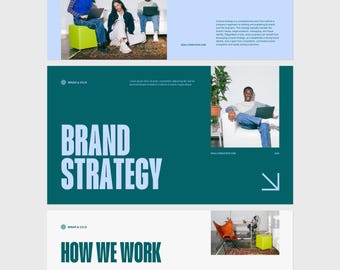 Brand Strategy Template | Fully Editable | Canva Templates | Graphic Designers | Brand Strategists | Brand Presentation | Brand Designer
