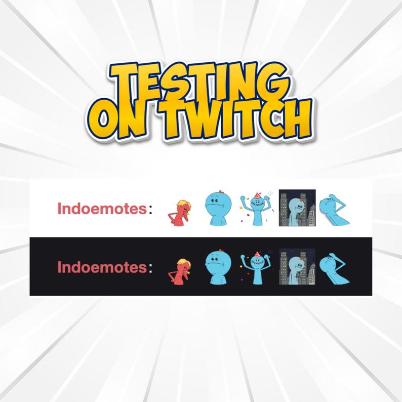 Mr. Meesiks Animated Emotes Pack: Streamer Twitch GIF (instant Download ...