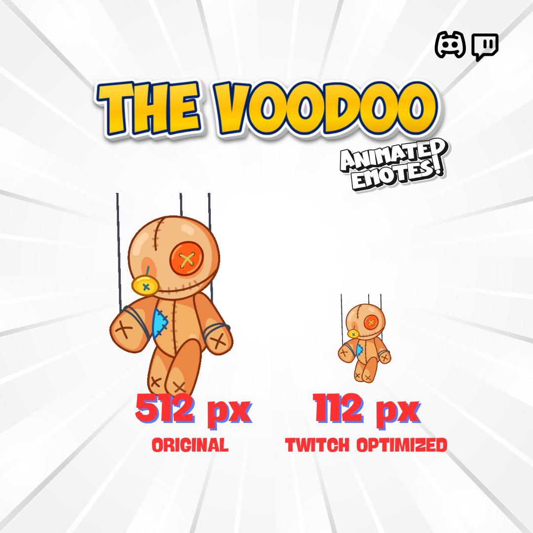 15 the Voodoo Animated Emotes Pack, Transparent GIF Ready to Use ...