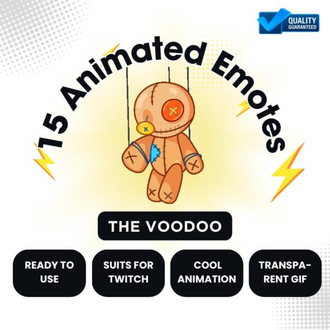 15 the Voodoo Animated Emotes Pack, Transparent GIF Ready to Use ...