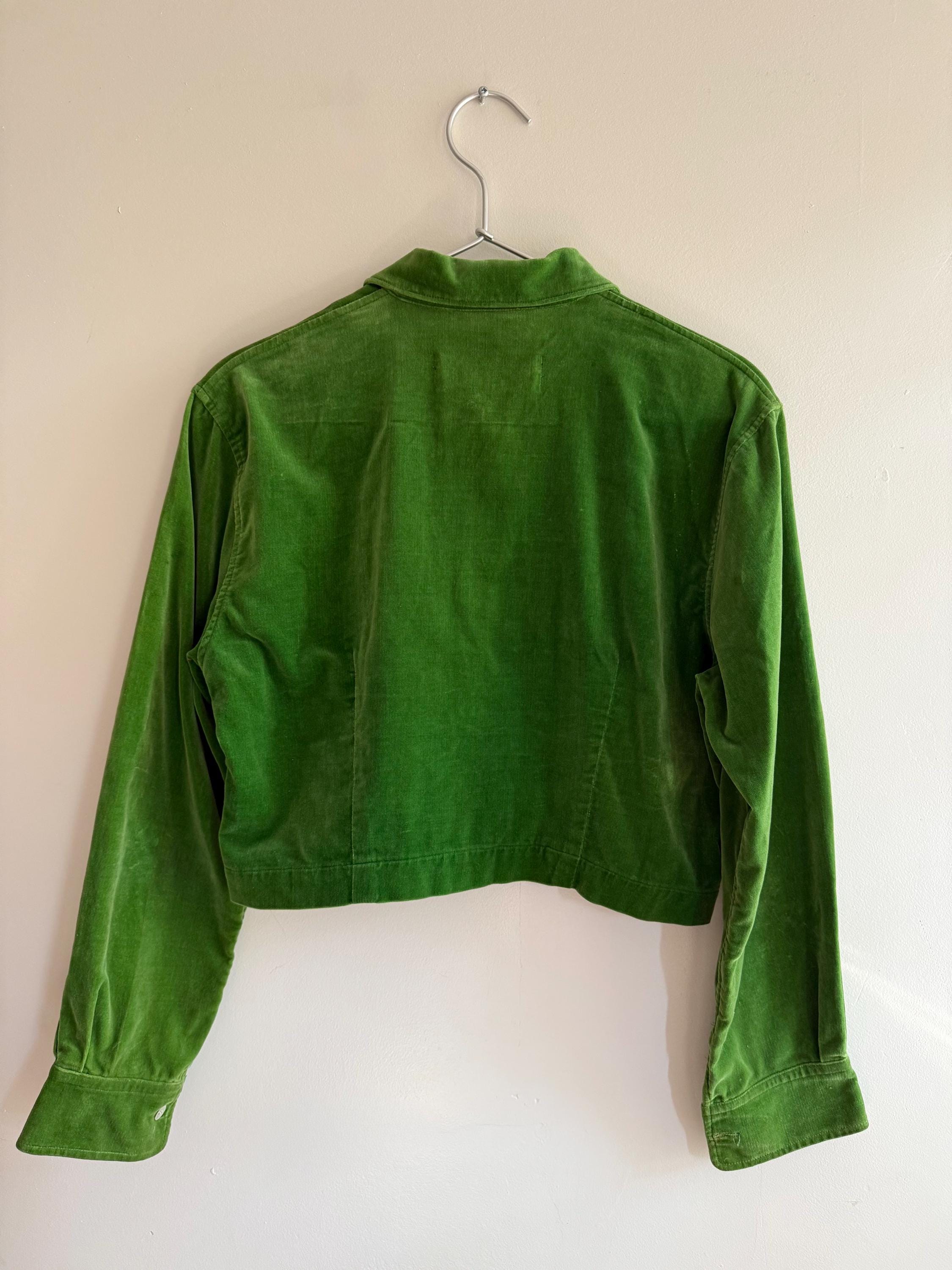 Vintage '80s Green Tricot Comme Des Garçons Jacket - Etsy