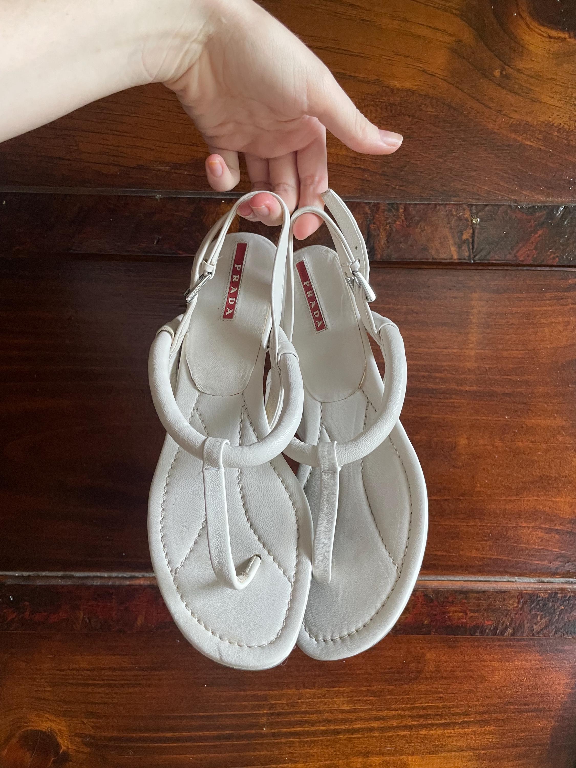 靴 Vintage Prada Bouquet Sandals 36 Vintage Prada Bouquet Sandals 36