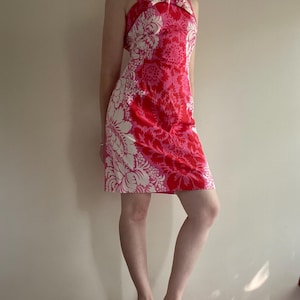 Vintage Marimekko Pink Floral Print dress 4