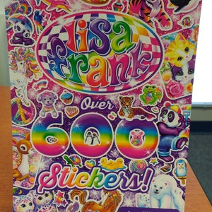 Lisa Frank Sticker Book - over 600 stickers