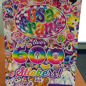 Lisa Frank Sticker Book - over 600 stickers