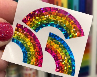 Hambly Sparkle Prismatic Rainbow Stickers