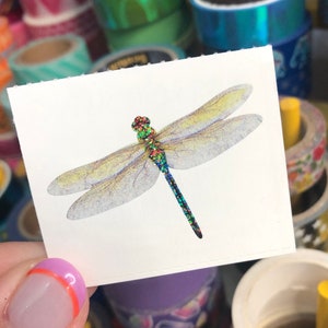 Vintage Sparkle Prism Dragonfly Stickers Mrs Grossmans