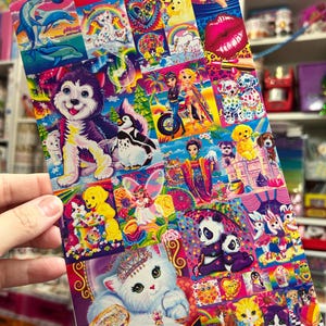 Lisa Frank Stickers Sheet K