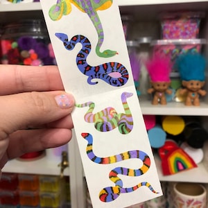 Vintage Opal Snakes Stickers Mrs. Grossmans