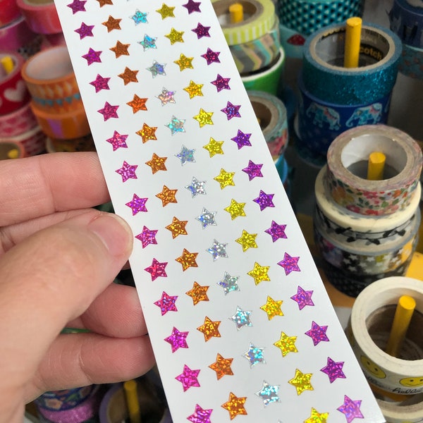 Limited Edition Sparkle Micro Star Stickers Kaui