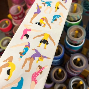 Vintage Mrs. Grossman&#39;s Gymnastics Tumbling Gym Stickers