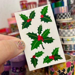 Vintage Mrs. Grossman&#39;s Holly Stickers